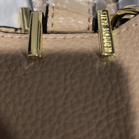 Steve Madden B Barker bag in Sand, removable pouch, Twilley, sueded lining, NWT - Picture 9 of 10